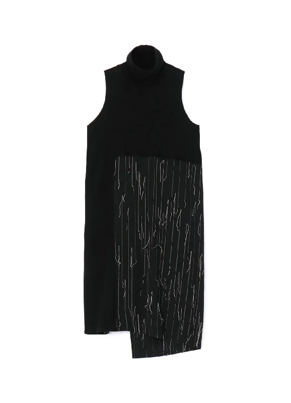 Don't Wait SLEEVELESS KNITTED TURTLENECK DRESS