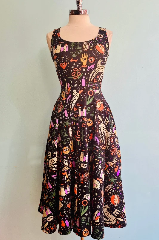 Value Deals Vacation Dress in Tarot Garden by Nooworks
