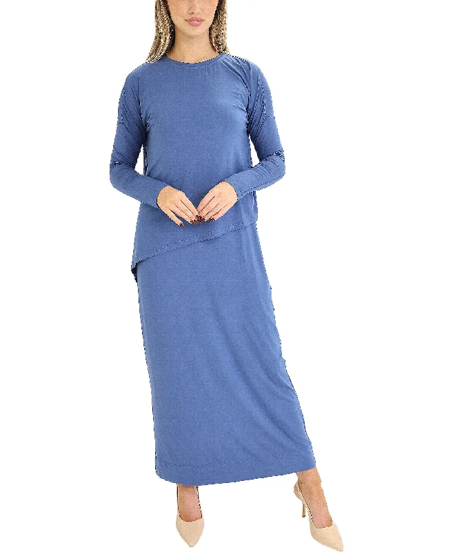 Markdown Madness Stretch Maxi Dress & Top Set- 2 Pc Set