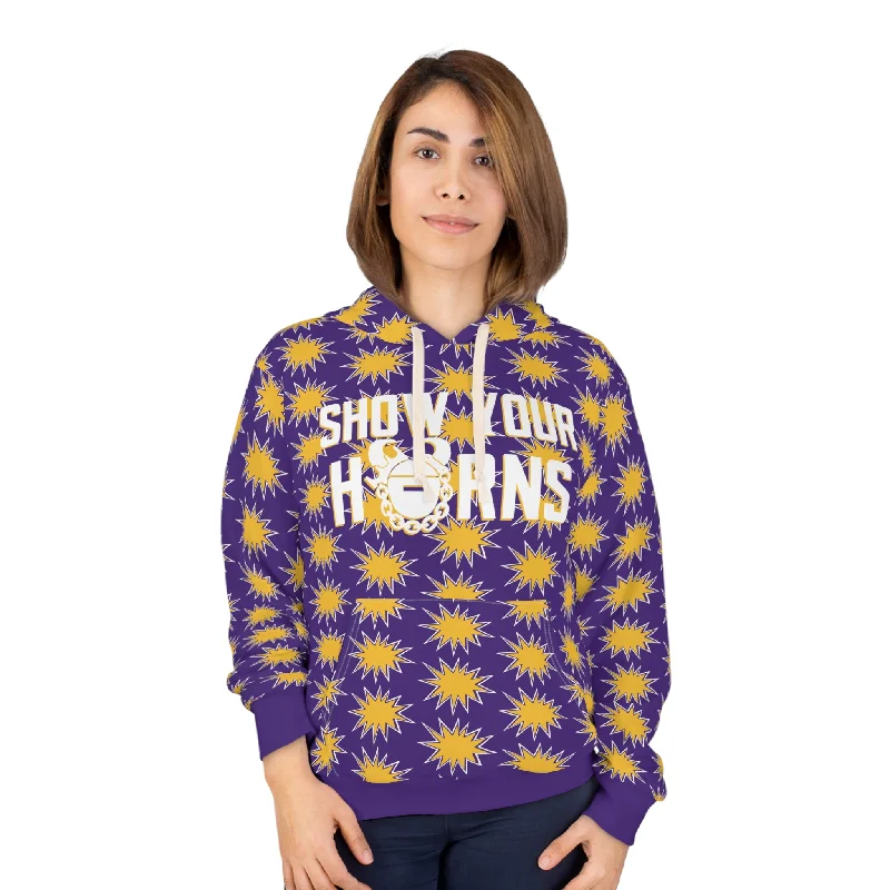 Blowout Sale Unisex Pullover Hoodie - Booms - Show Your Horns