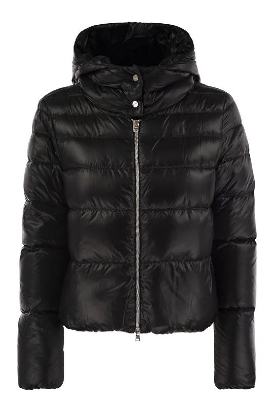 Great Deals Ultralight Nylon Bomber Jacket with hood