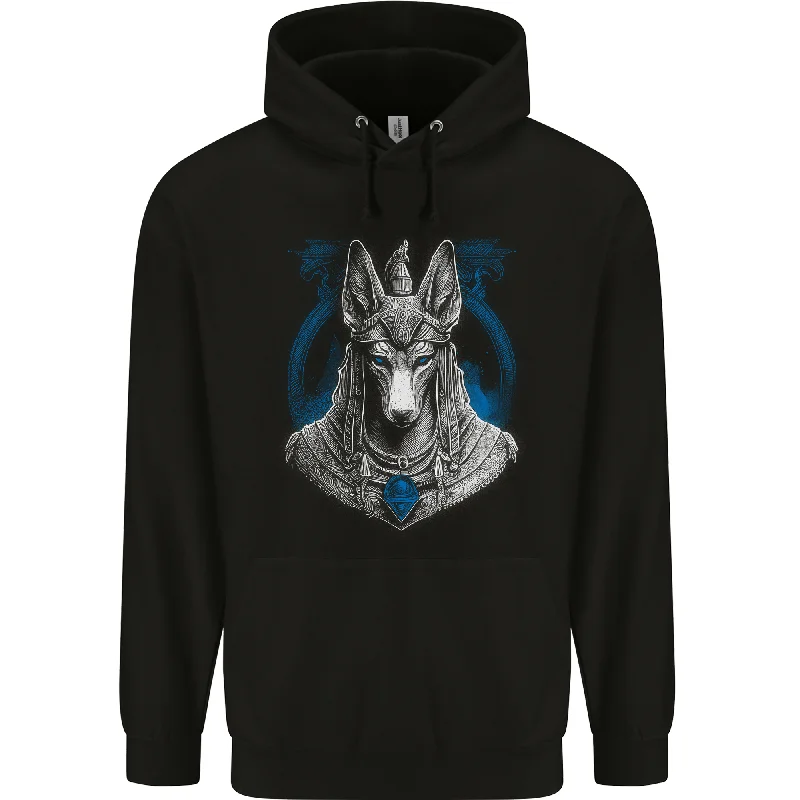 Value Deals Anubis Ancient Egyptian God Egypt Mens 80% Cotton Hoodie
