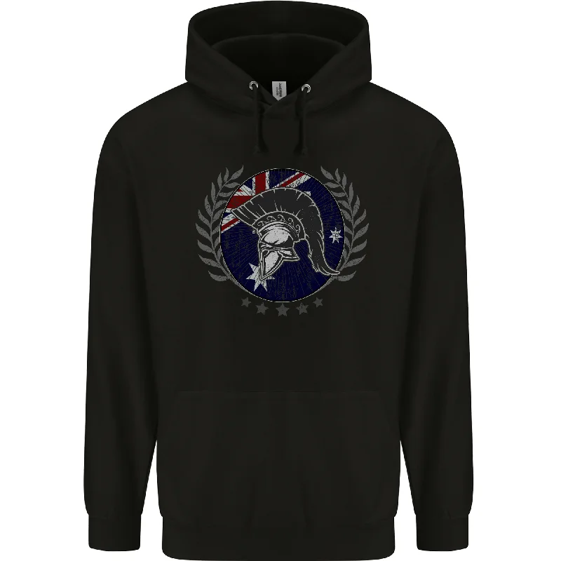 Special Price Australian Bodybuilding Flag Gym Training Spartan Mens 80% Cotton Hoodie