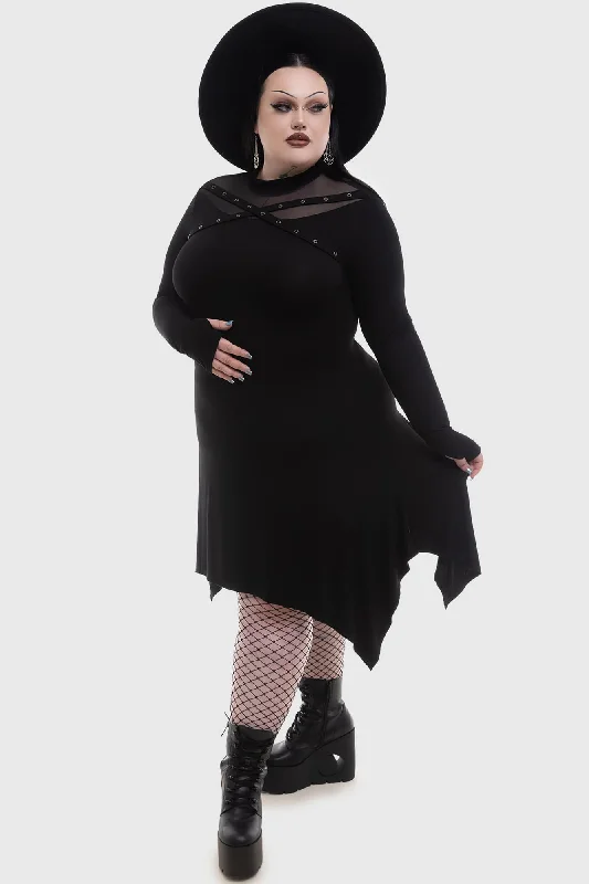 Take Advantage Midnight Riot Dress [PLUS]