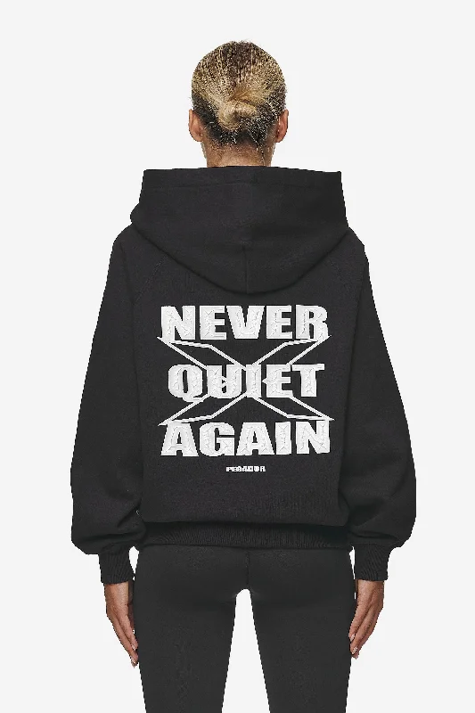 New Deals Belly Oversized Hoodie Washed Black