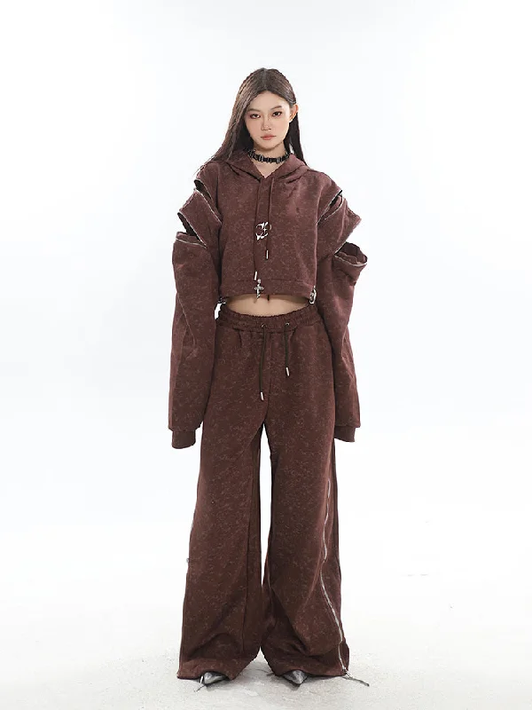 Dark coffee pants