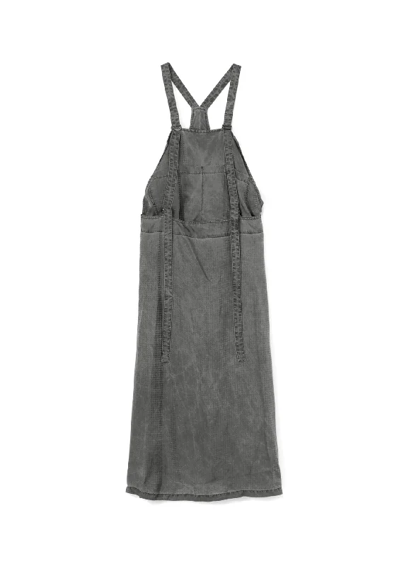 Year-End Clearance CUPRO HOUNDSTOOTH APRON DRESS