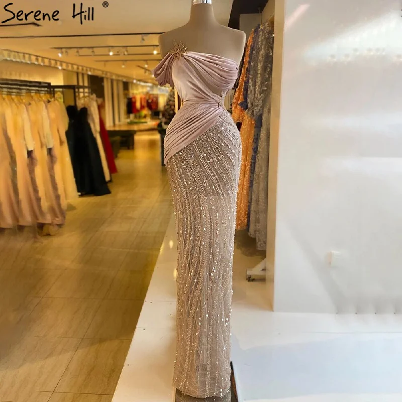 Can't Miss Serene Hill Nude Pink Meramid Evening Dresses Gowns 2024 Luxury Beading Elegant For Women Party LA71095 Can't Miss Serene Hill Nude Pink Meramid Evening Dresses Gowns 2024 Luxury Beading Elegant For Women Party LA71095