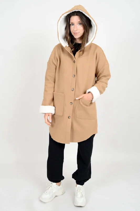Buy Now RD Style Bea Hooded Shacket