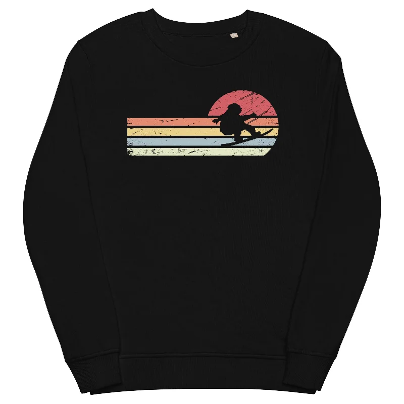 Doorbuster Deal Sonne und Retro Linies - Snowboarding - Unisex Premium Organic Sweatshirt
