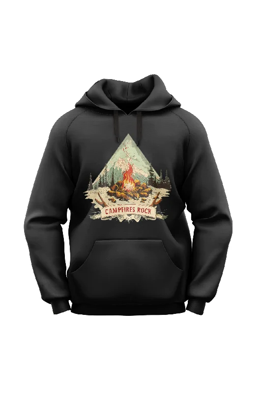 Price Buster "Campfires Rock" Lightweight Eco-Friendly Unisex Hoodie
