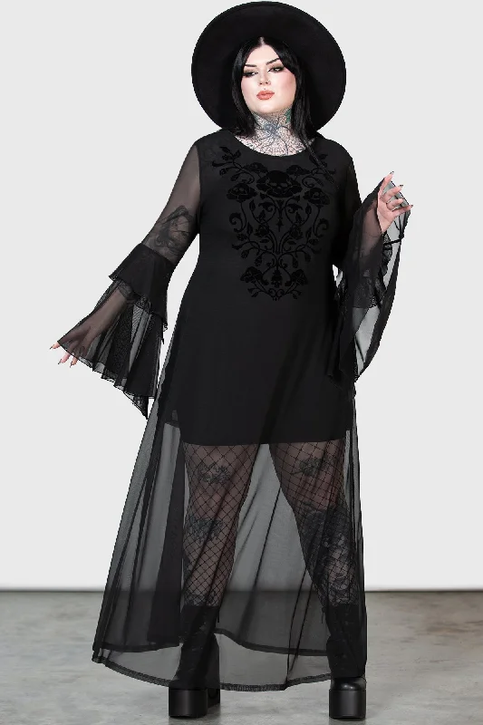 Overstock Elfin Heart Maxi Dress [PLUS]