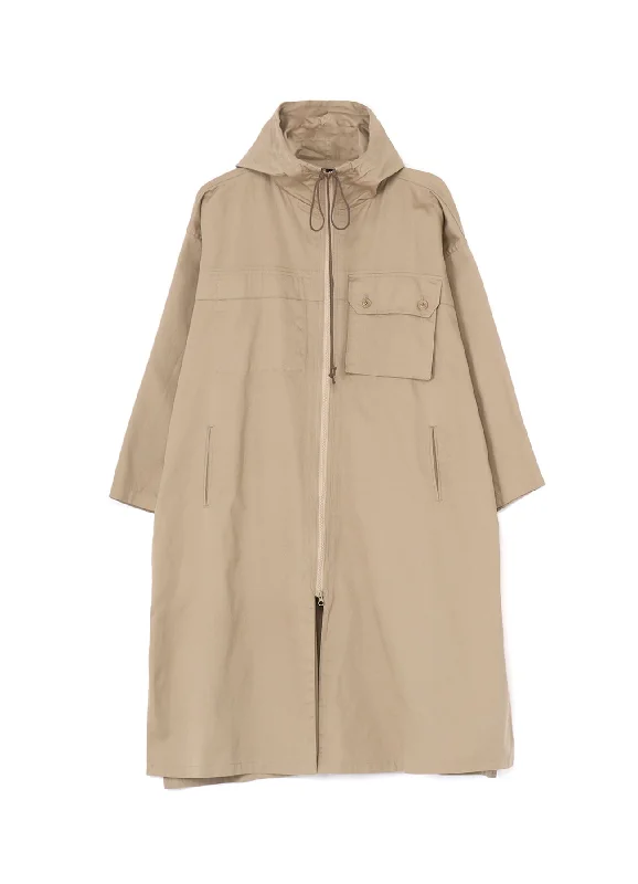Bonus Savings [Y's BORN PRODUCT] COTTON TWILL HOODED COAT