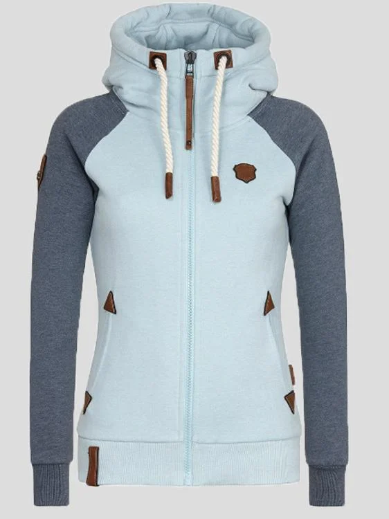 Season Finale Sale Raglan Sleeve Zip-Up Hoodie