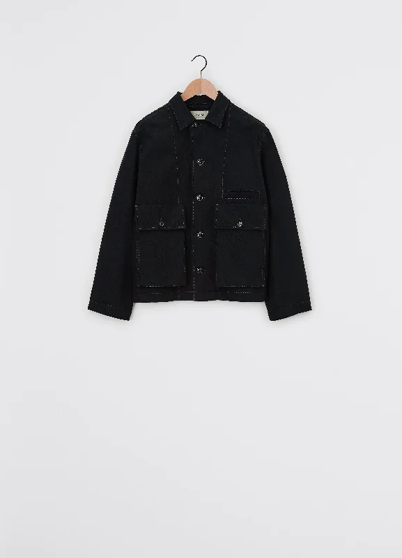 Super Bargain Lemaire Boxy Jacket (Black)