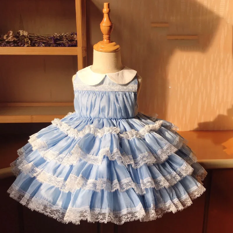 Quick Sale Baby Girl Dress Toddler Summer Doll Collar Cake Fluffy Princess Communion Party Dress Quick Sale Baby Girl Dress Toddler Summer Doll Collar Cake Fluffy Princess Communion Party Dress