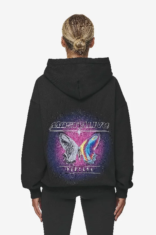 Price Break Nena Oversized Hoodie Washed Black