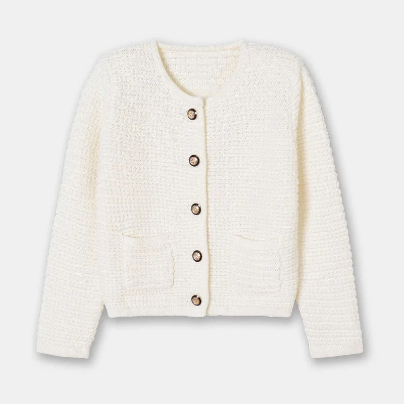 Savings Event Women's Elegant Cotton Knit Cardigan