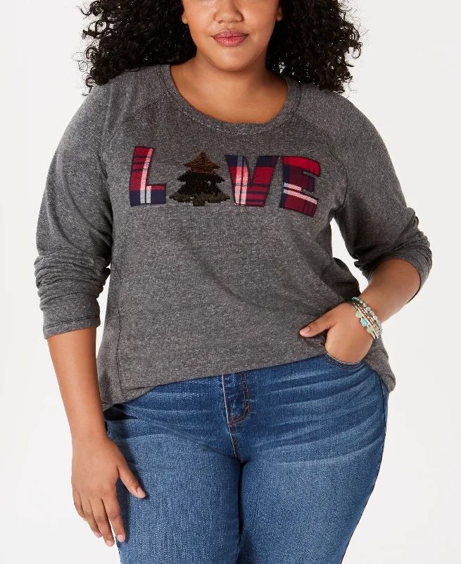Buy Now Style & Co Plus Size Love Graphic Sweatshirt