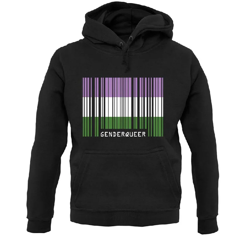 Exclusive Online Offer Lgbt Barcode Flags Gender Queer Unisex Hoodie