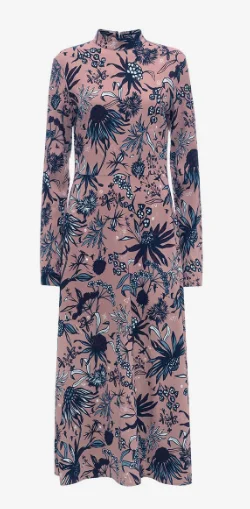 Price Cut Arctic Flower Crepe Dress