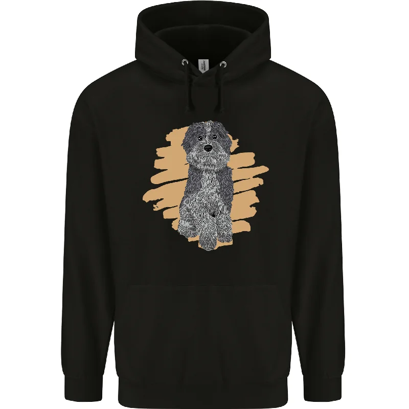 New Deals Aussie Doodle Mens 80% Cotton Hoodie