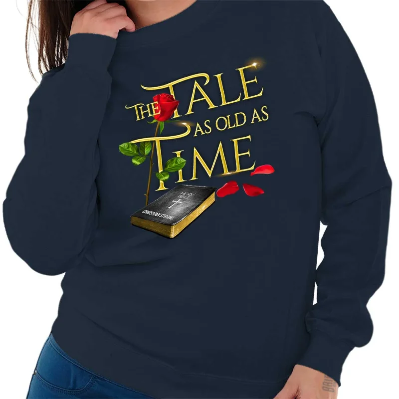 Instant Savings Tale Old as Time Crewneck Sweatshirt