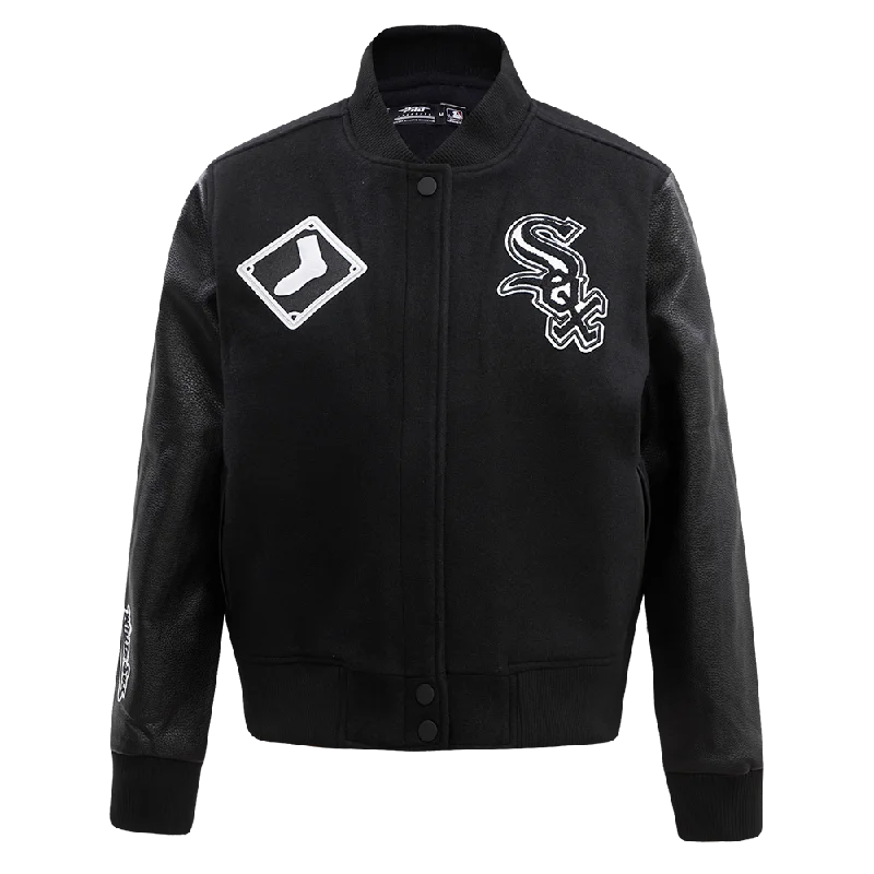 Super Deal CHAMARRA UNIVERSITARIA MLB CHICAGO WHITE SOX CLASSIC ESSENTIALS PARA MUJER