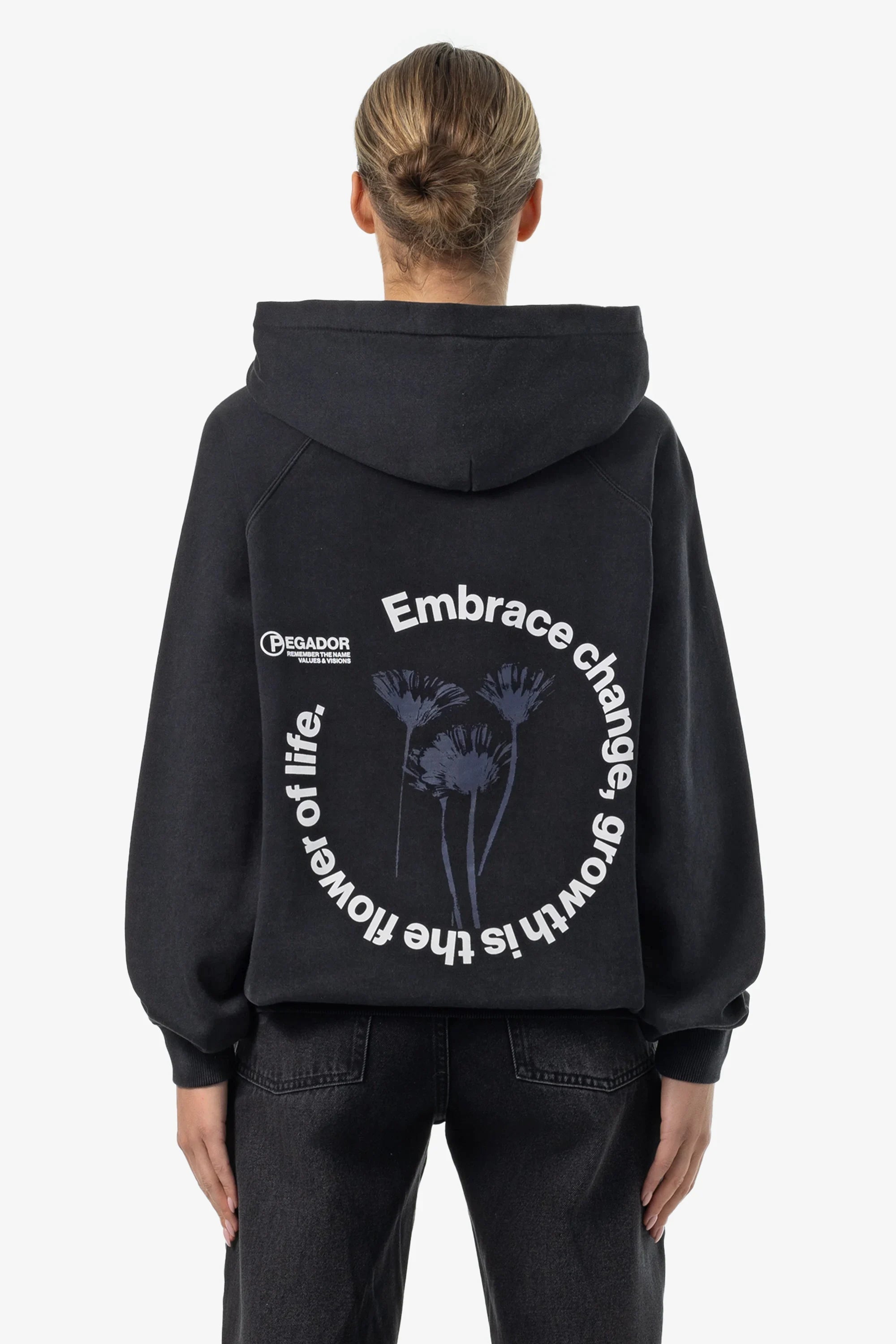 Customer Appreciation Sale Roya Oversized Raglan Hoodie Vintage Black