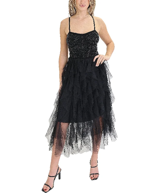 Bargain Prices Crystal Bodice Dress w/ Tulle Bottom