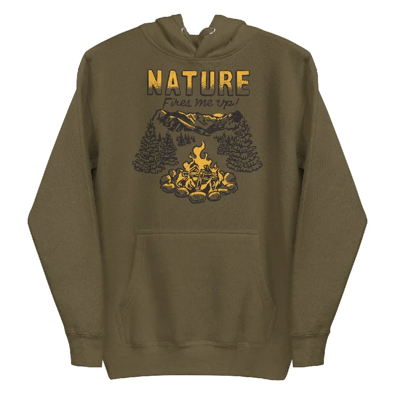 Get It Before It’s Gone Nature Fires Me Up Classic Fleece Pullover Hoodie