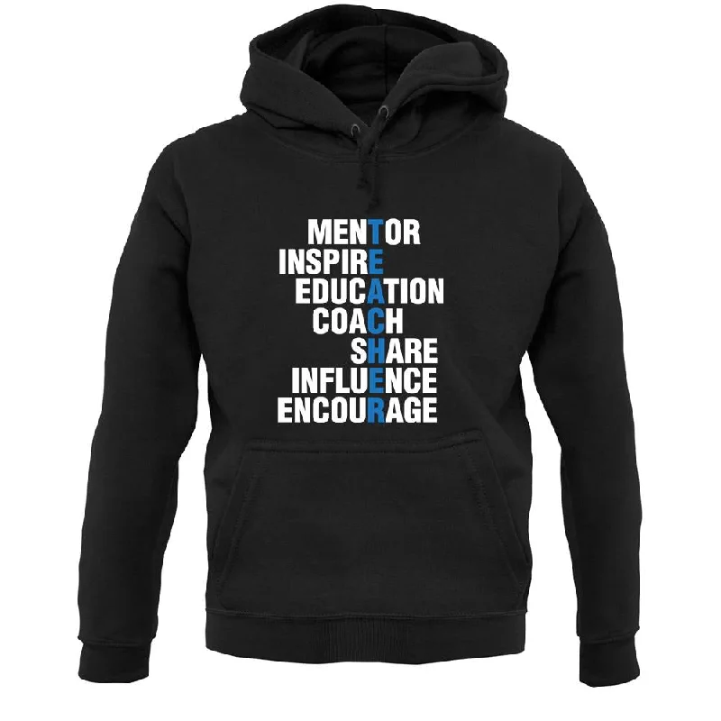 Deal Frenzy Teacher Quote Unisex Hoodie