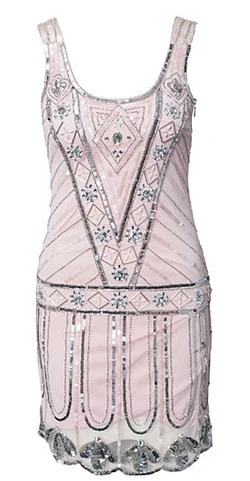 Weekend Deal Embellished Flapper Dress
