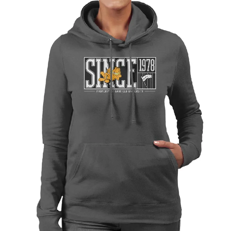 Deal of the Day Garfield Property Of Garfield University Since 1978 Women's Hooded Sweatshirt
