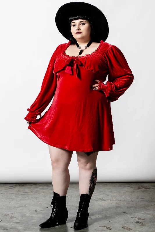 Exclusive Savings Witchful Thinking Dress [SCARLET] [PLUS]