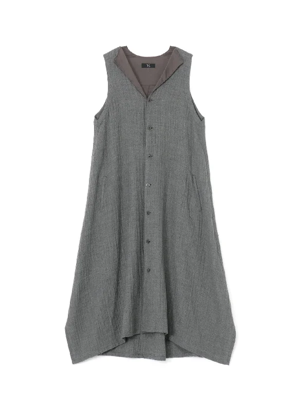 Today's Special WOOL SLEEVELESS SHIRT DRESS