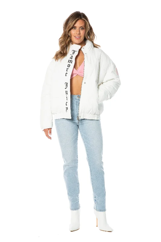 Members Only Monogram Puffer Jacket