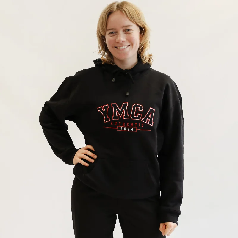 Clearance Event YMCA Authentic Signature Hoodie - Black