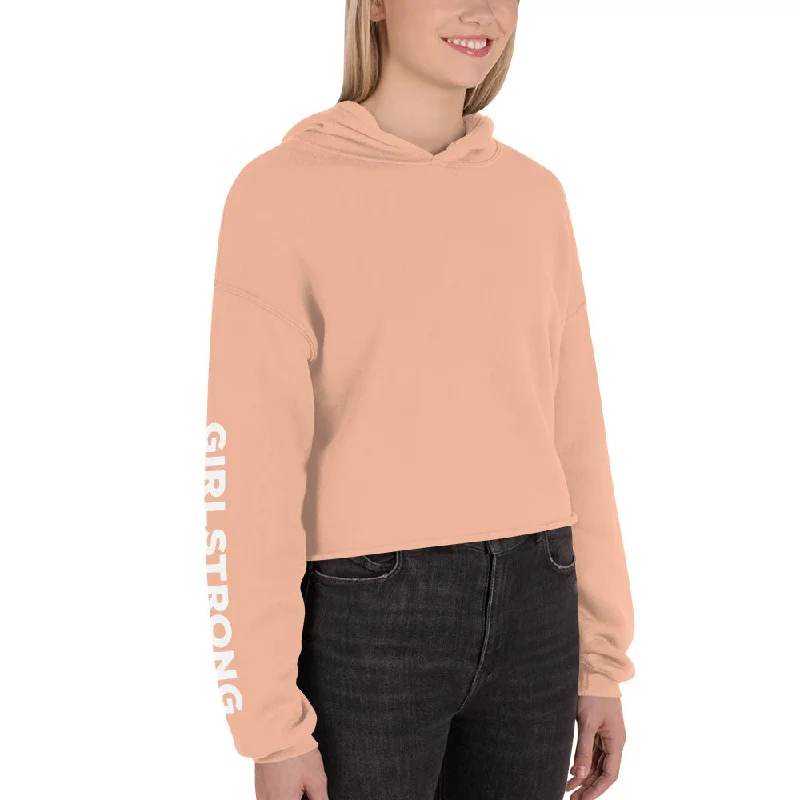 Price Rollback EVERYDAY GIRLSTRONG FLEECE CROPPED HOODIE GEORGIA PEACH
