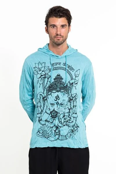Bargain Bin Sure Design Unisex Octopus Oracle Hoodie Turquoise