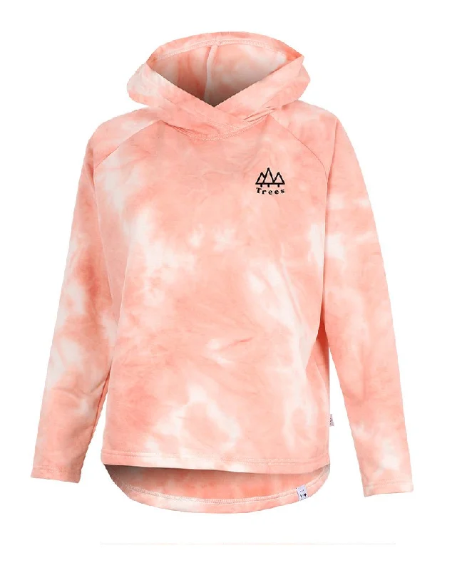 Blowout Deals Hoodie Cooldown pour Femme | Tie-Dye/ Pêche