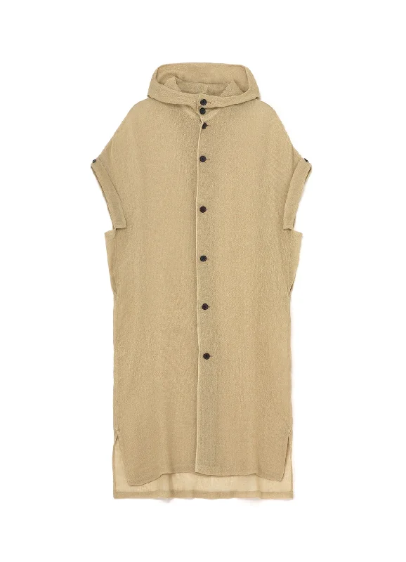 Deal Alert LENO CLOTH HOODED DRESS