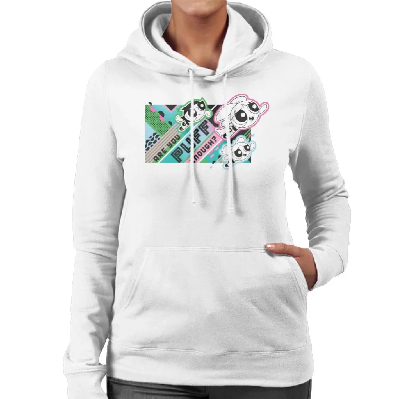 Online Only Powerpuff Girls Are You Puff Enough Women's Hooded Sweatshirt