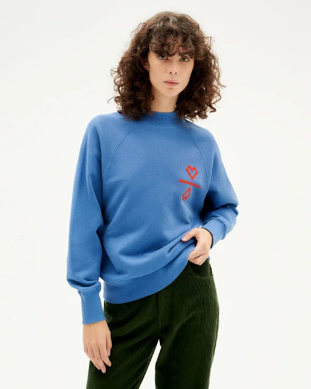 Exclusive Online Offer Fantine Sweatshirt 2 Hearts Blue