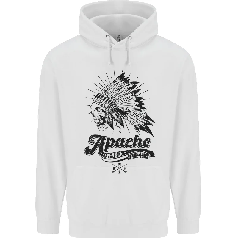 Limited Quantity Apache Apparel Motorbike Motorcycle Biker Mens 80% Cotton Hoodie