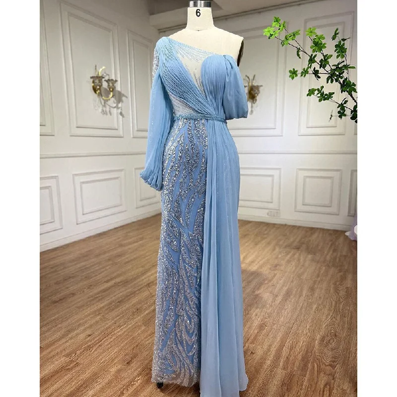Daily Deals Serene Hill Blue Beaded Mermaid Evening Dresses Elegant Long Arabic Formal Gowns for Women Wedding Party 2024 LA72103 Daily Deals Serene Hill Blue Beaded Mermaid Evening Dresses Elegant Long Arabic Formal Gowns for Women Wedding Party 2024 LA72103