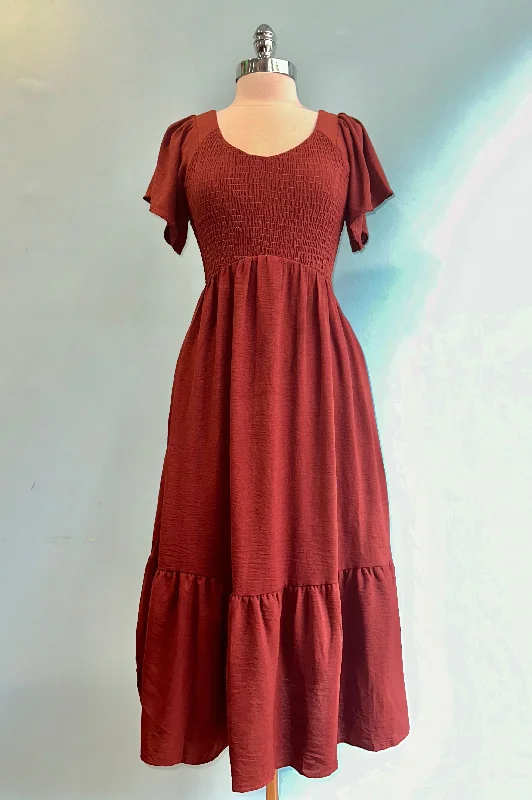 YEAR-End Sale The Kendall Dress in Autumn Spice