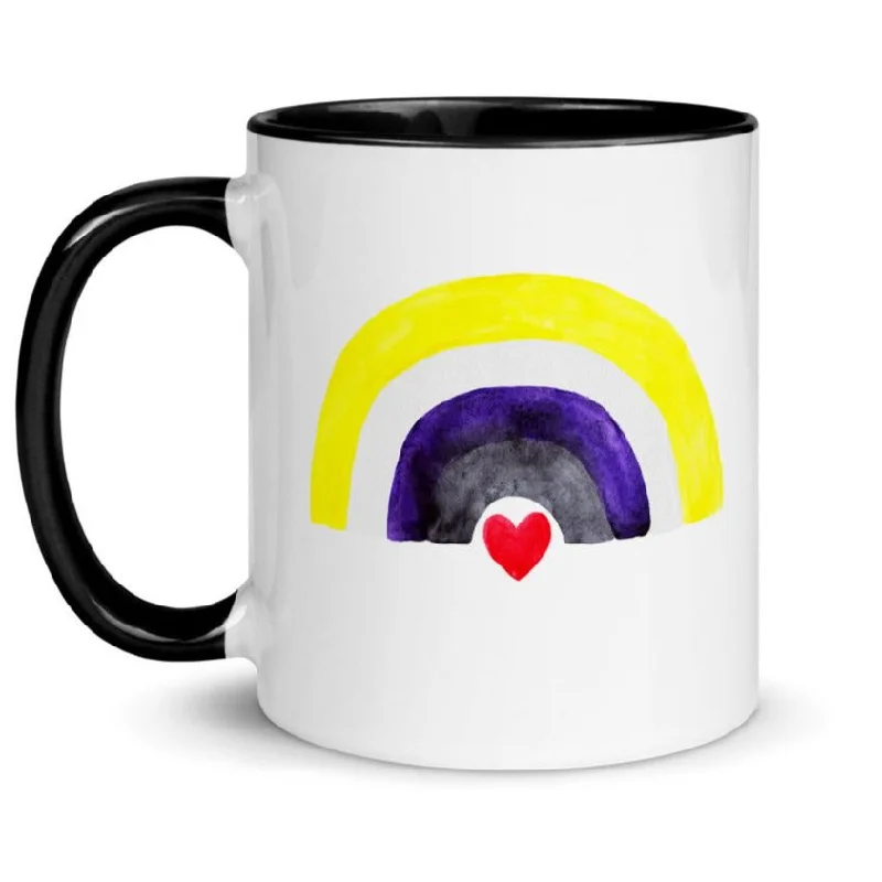 Price Smash Non-Binary Rainbow Flag -- Mug