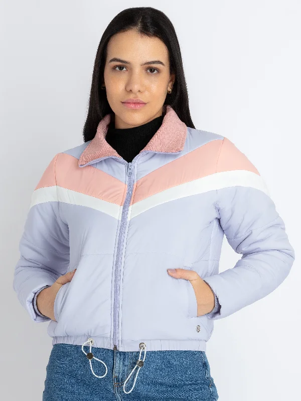 Flash Deals Womens Mix & Match High Neck Jacket