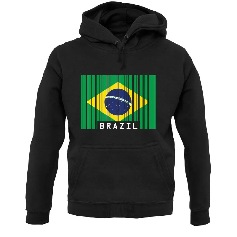 Extra Savings Brazil Barcode Style Flag Unisex Hoodie
